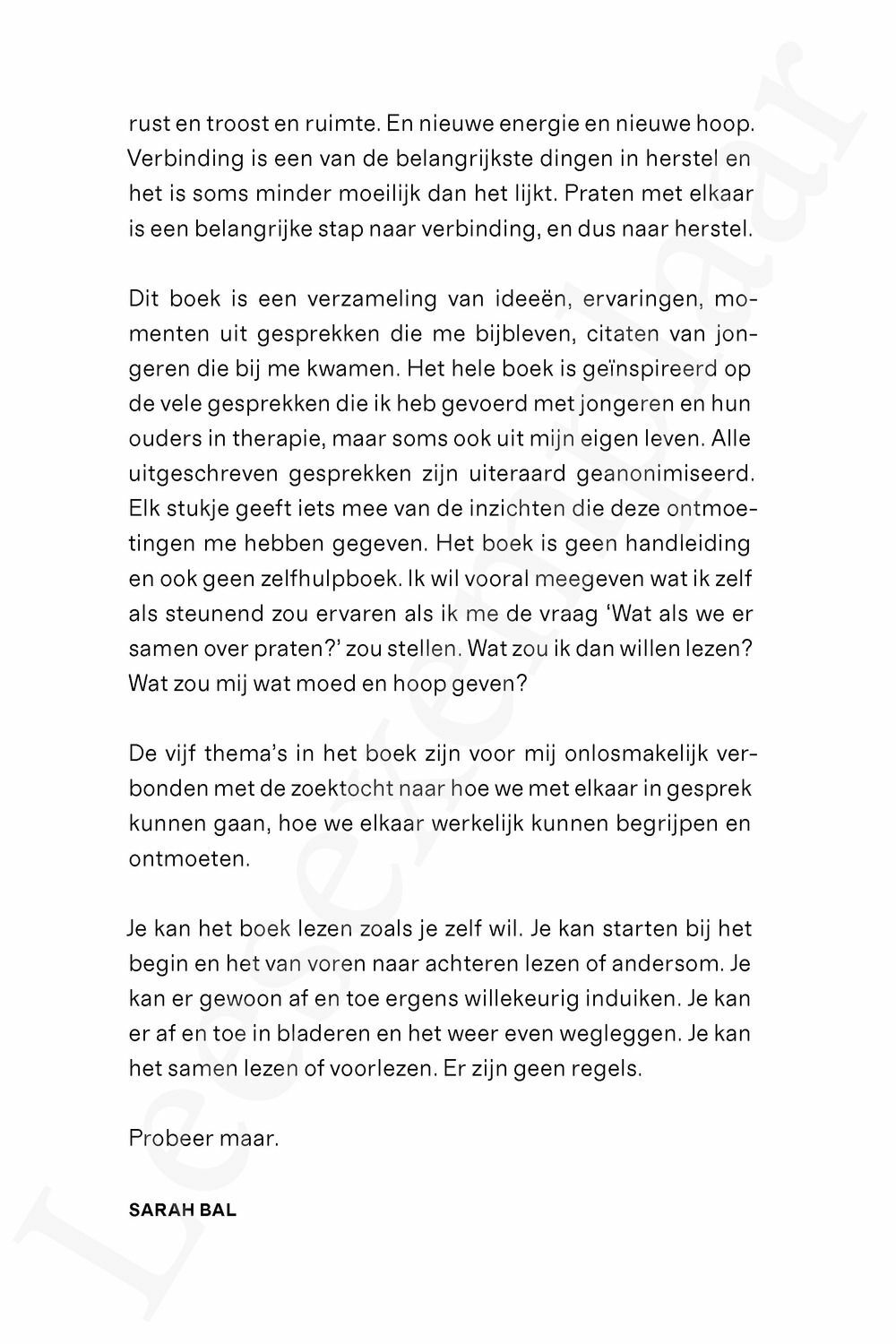 Preview: Wat als we er samen over praten?