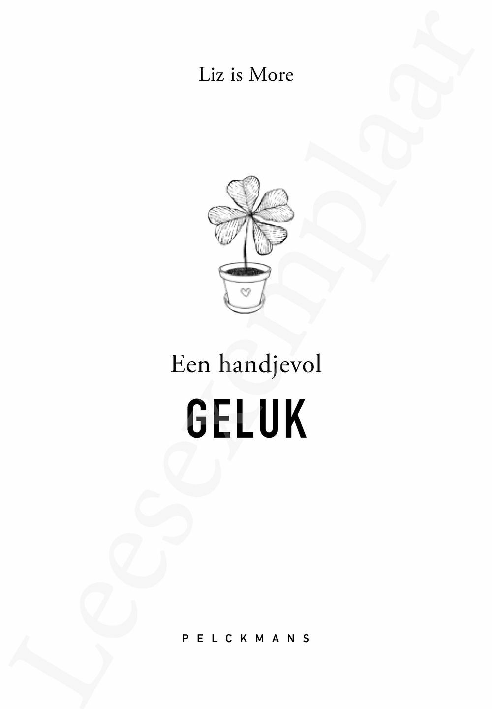 Preview: Een handjevol GELUK