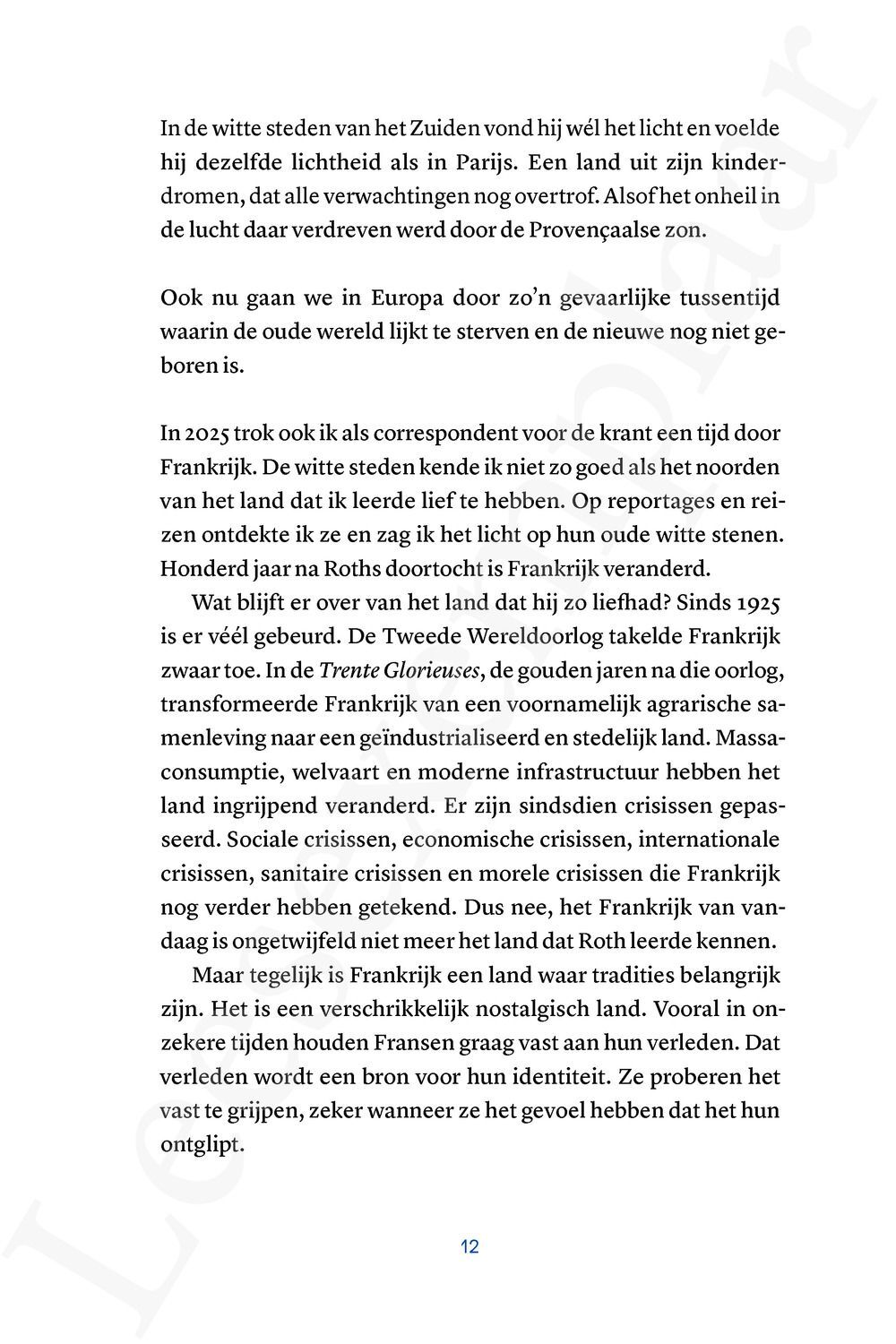 Preview: Als Roth in Frankrijk