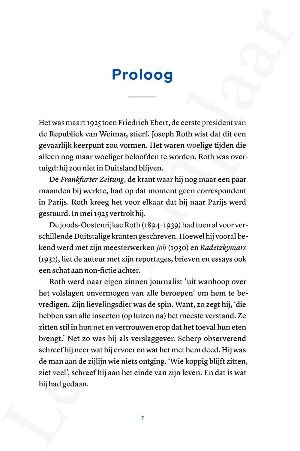 Preview: Als Roth in Frankrijk