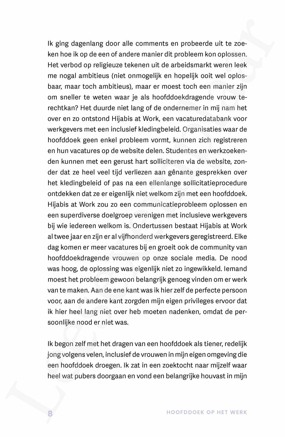 Preview: Hoofddoek op het werk