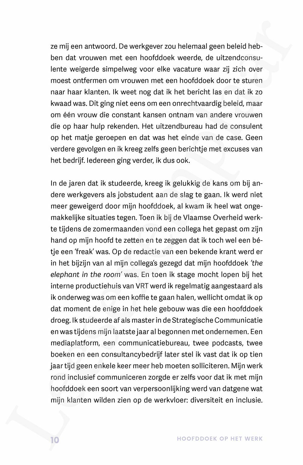 Preview: Hoofddoek op het werk