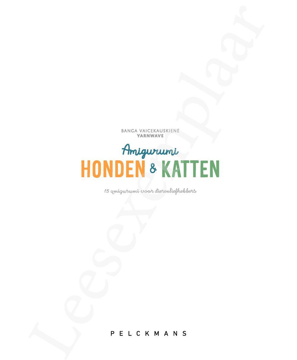 Preview: Amigurumi Honden en katten