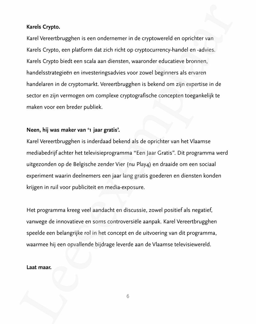 Preview: Karels Crypto
