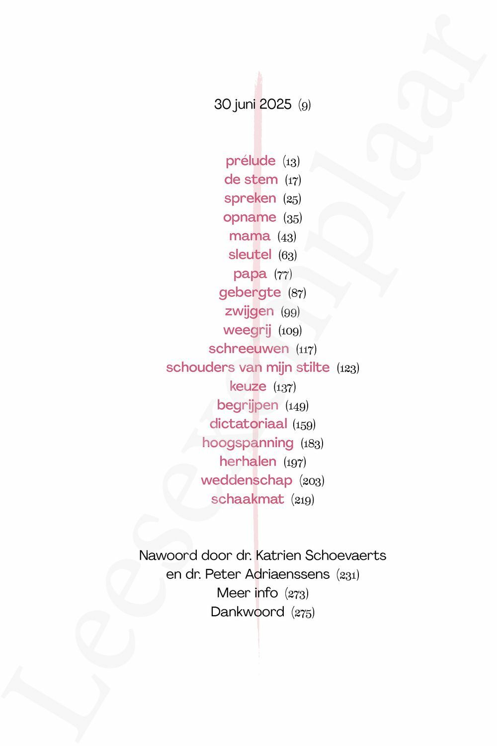 Preview: De stem van mijn stilte