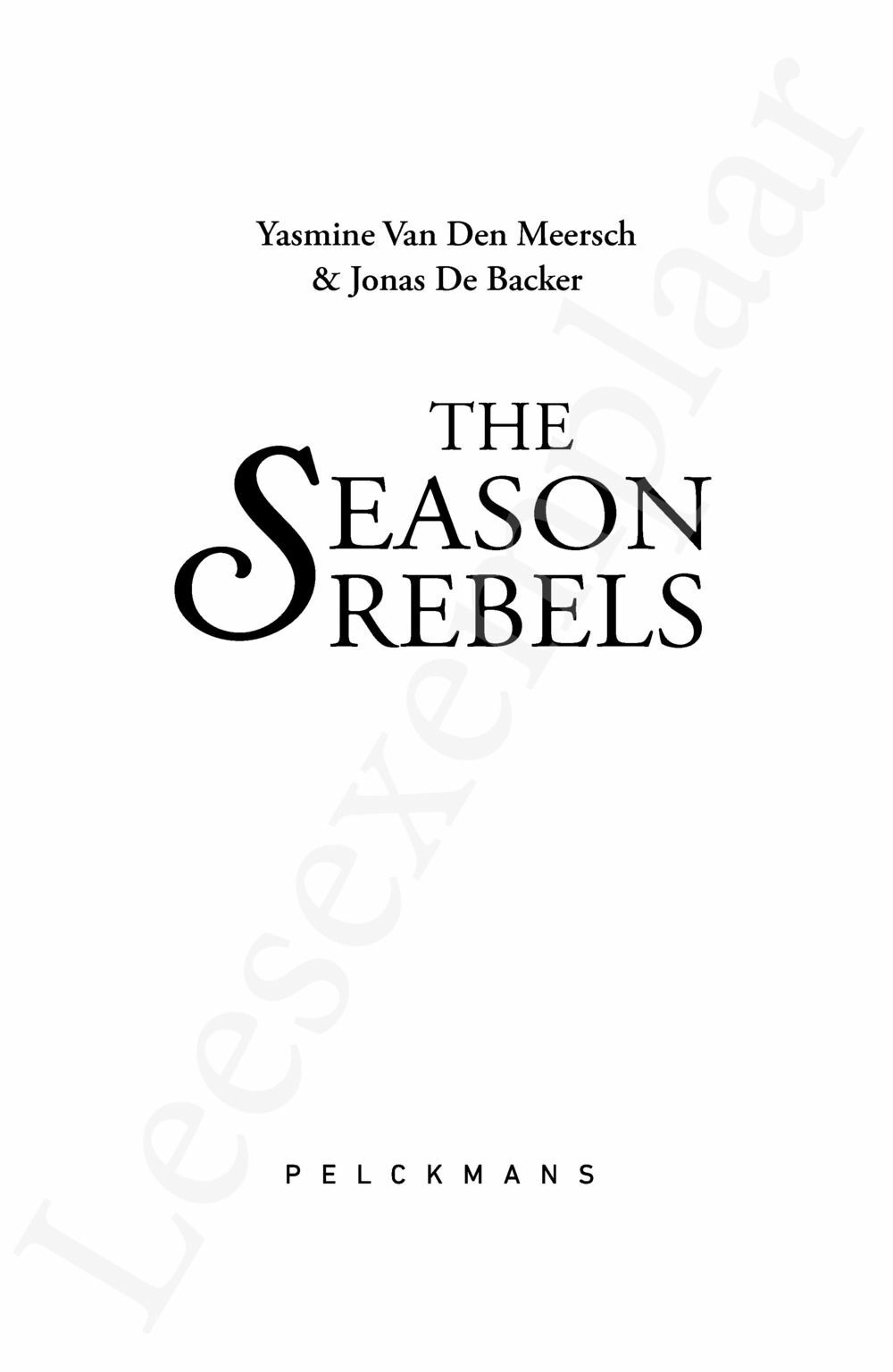 Preview: The Season Rebels