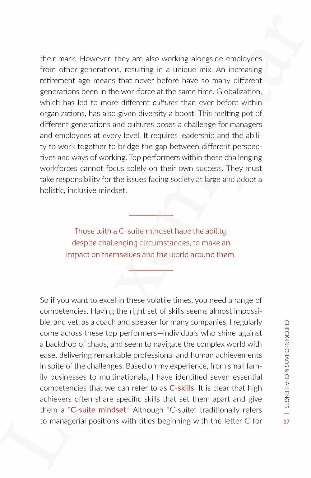 Preview: C-suite Mindset (English edition)