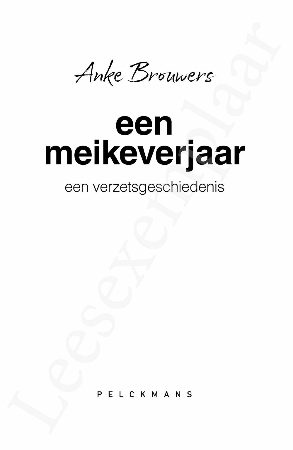 Preview: Een meikeverjaar