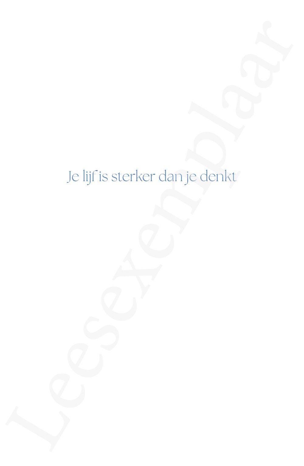 Preview: Je lijf is sterker dan je denkt