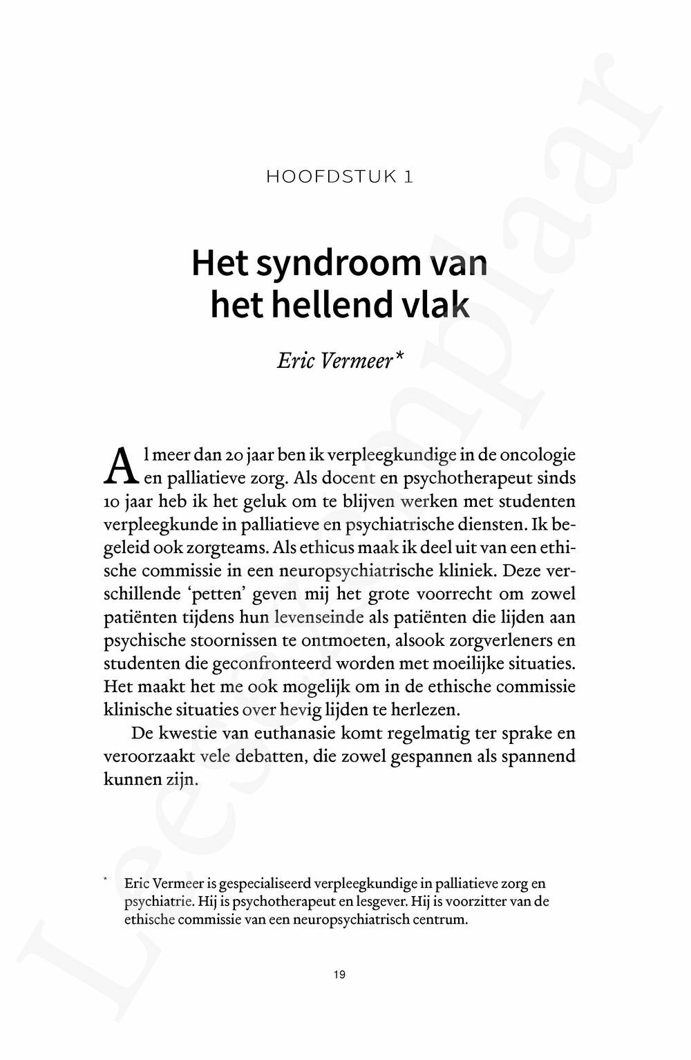 Preview: Euthanasie: een ander verhaal