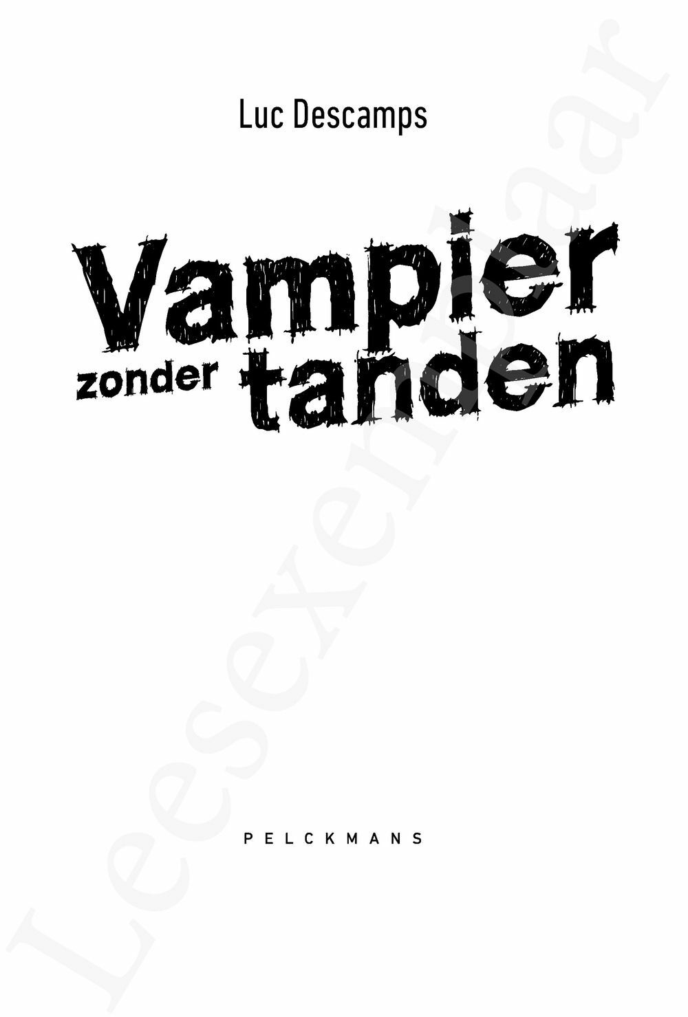 Preview: Vampier zonder tanden