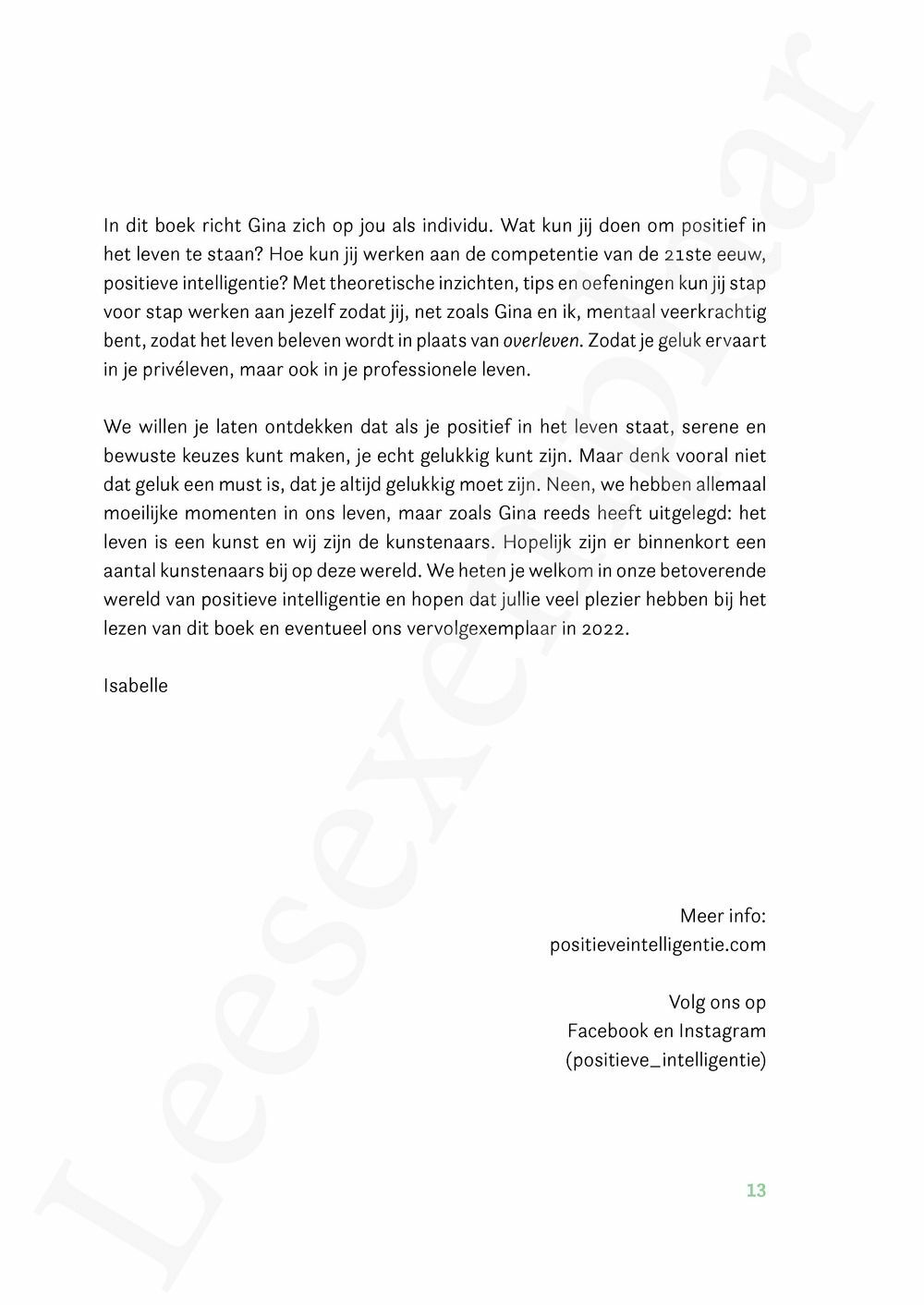 Preview: Positieve intelligentie