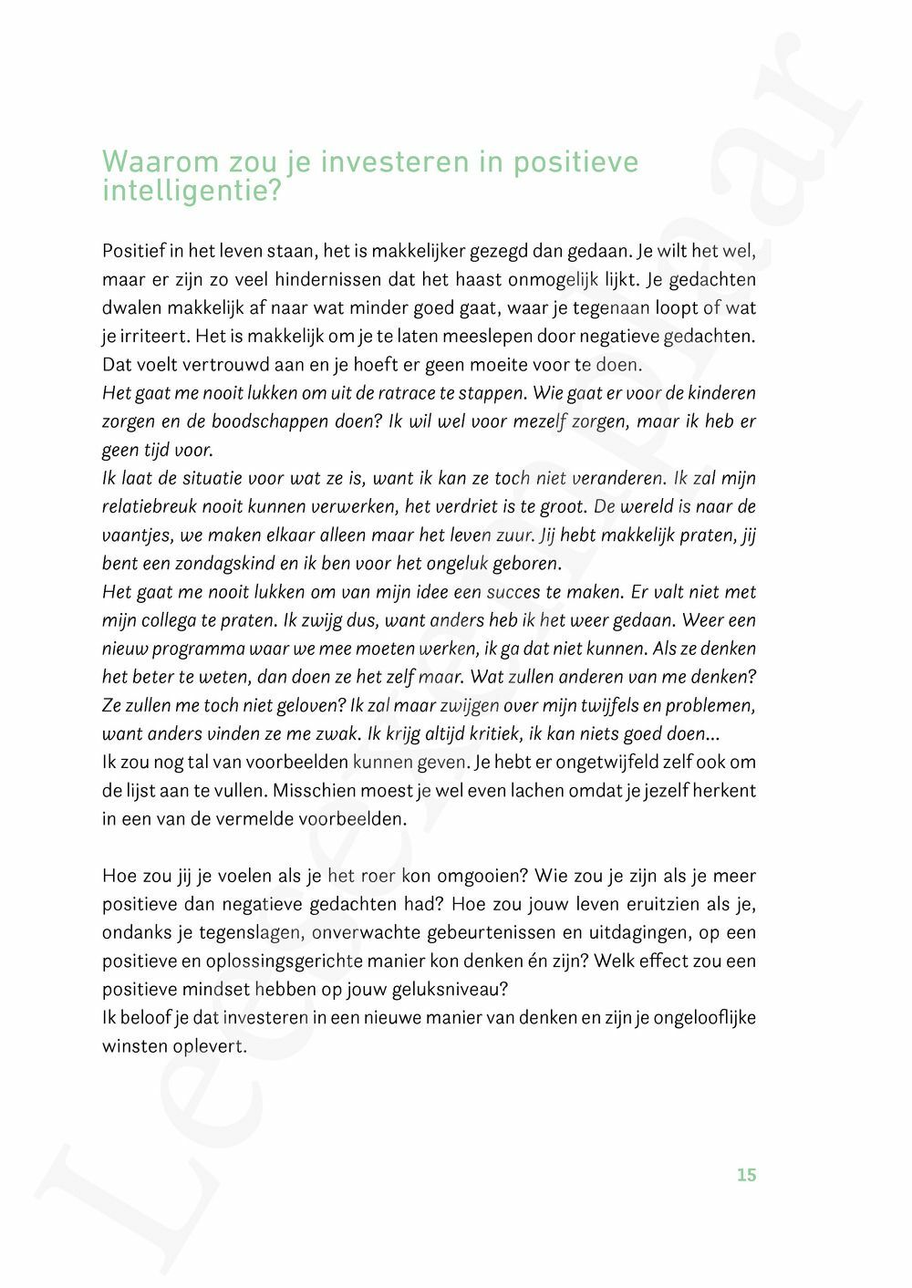 Preview: Positieve intelligentie