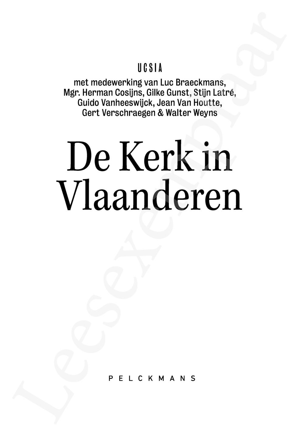 Preview: De Kerk in Vlaanderen