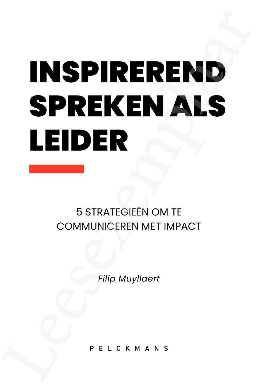 Preview: Inspirerend spreken als leider