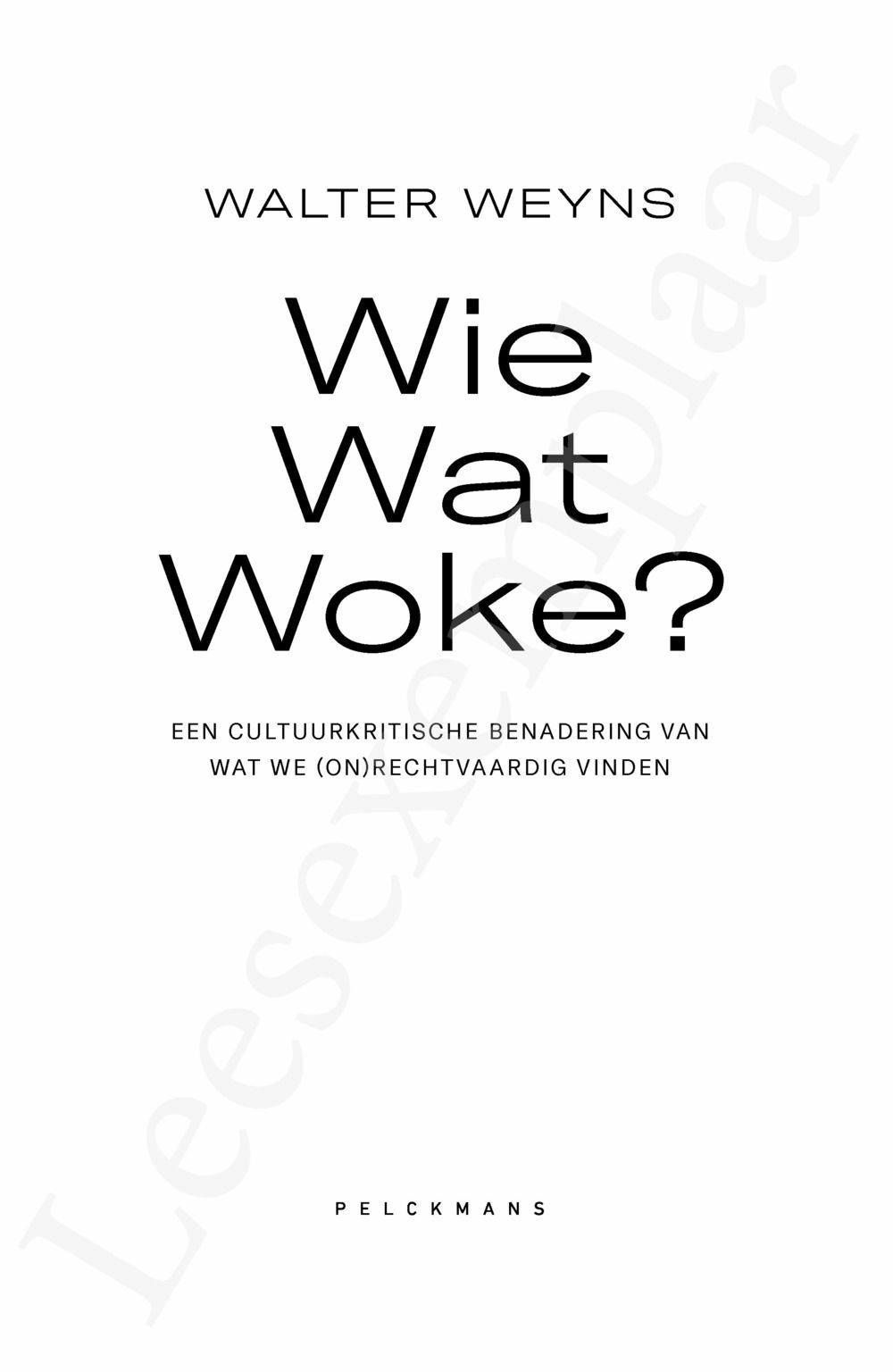 Preview: Wie wat woke?