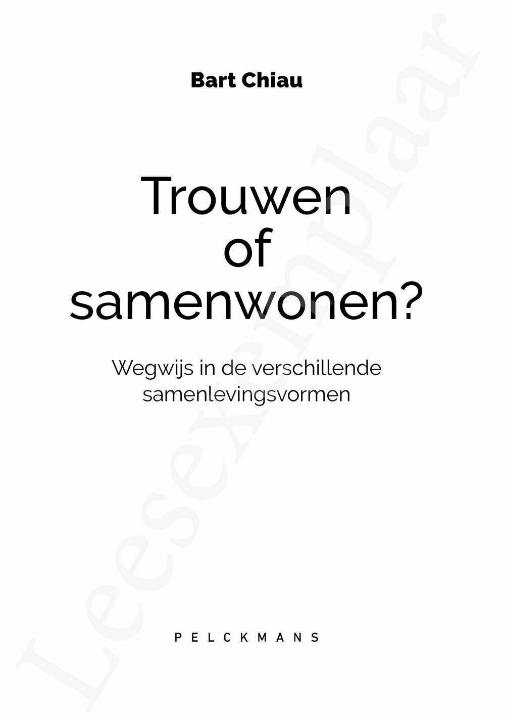 Preview: Trouwen of samenwonen?