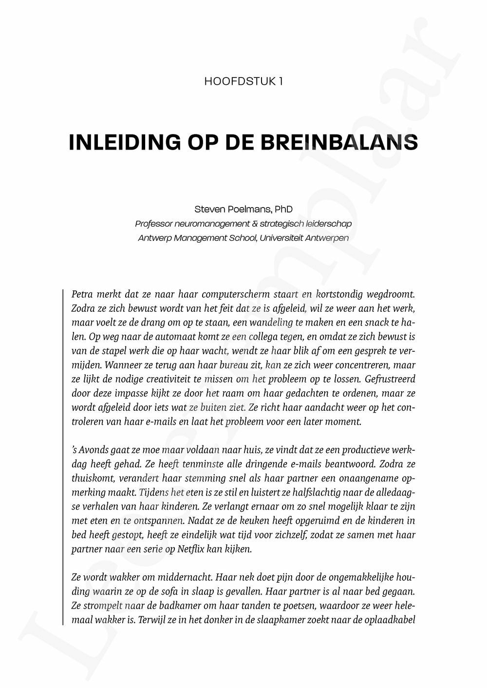 Preview: De Breinbalans