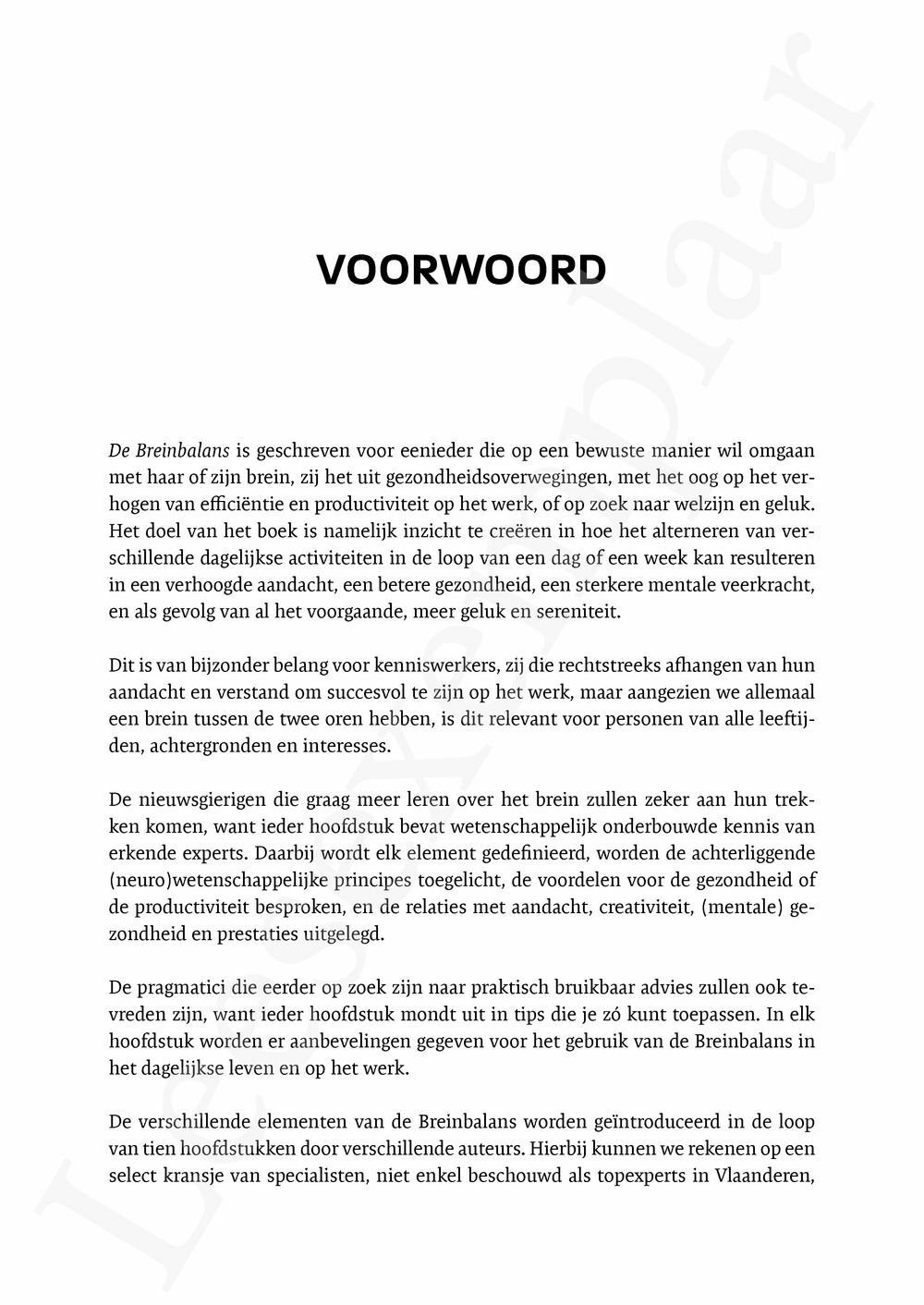 Preview: De Breinbalans
