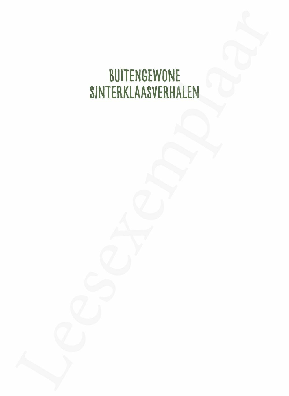 Preview: Buitengewone sinterklaasverhalen