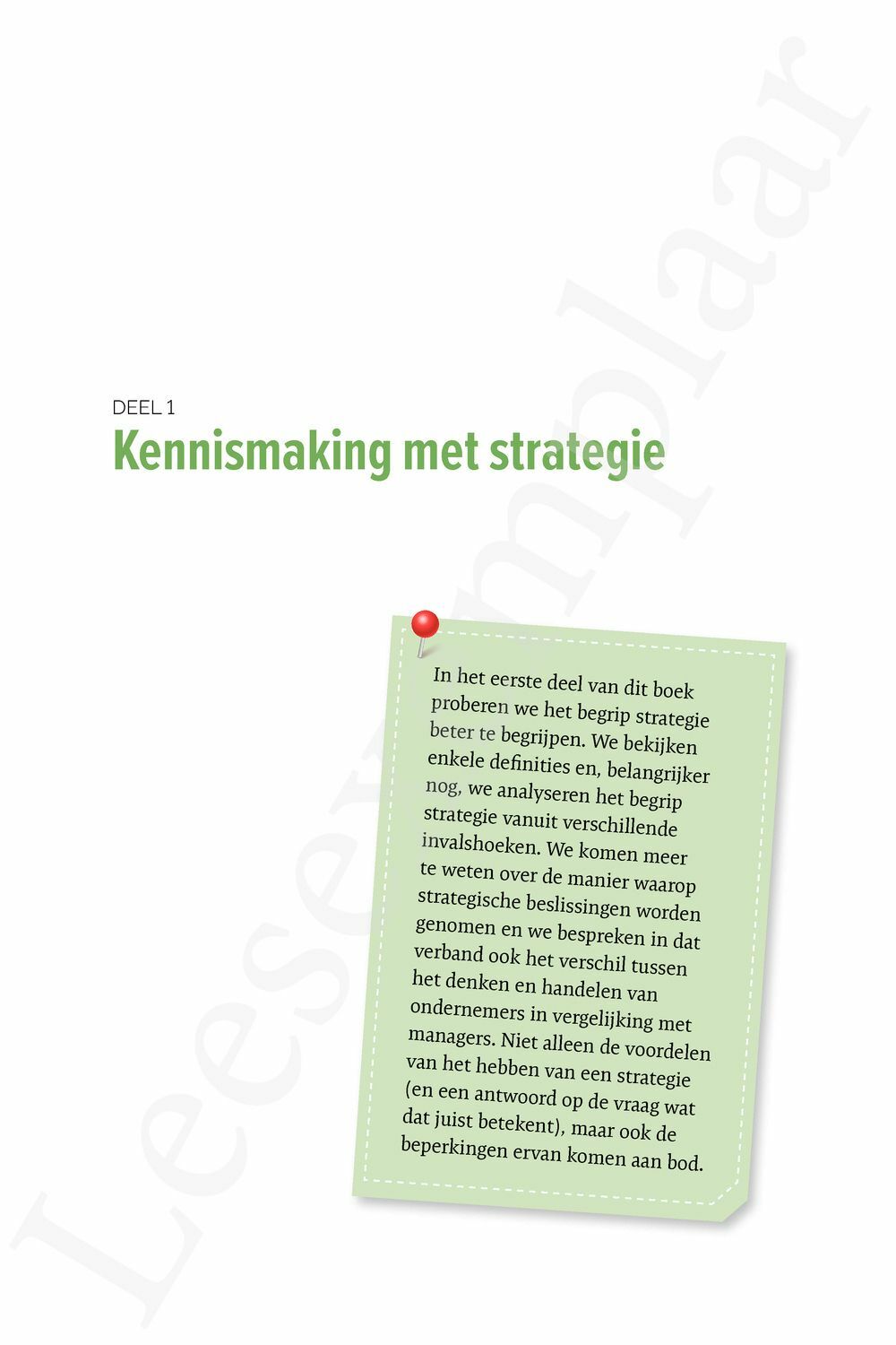 Preview: Meesterschap in strategie