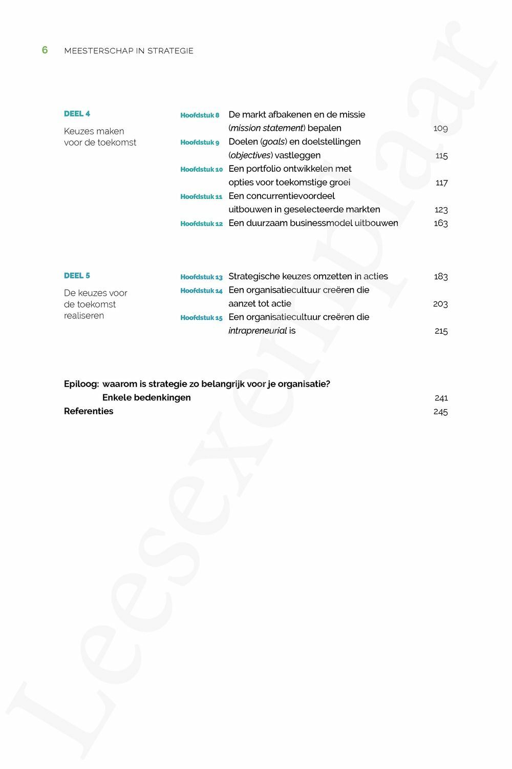 Preview: Meesterschap in strategie