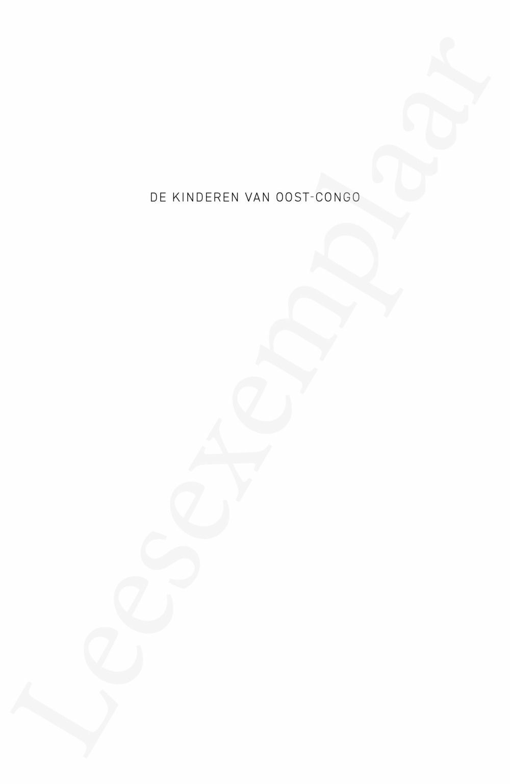 Preview: De kinderen van Oost-Congo