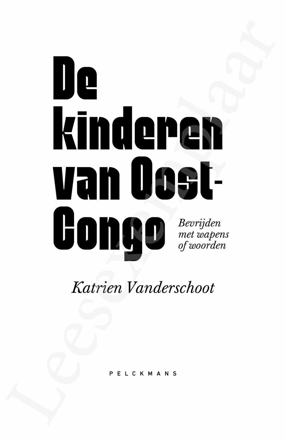 Preview: De kinderen van Oost-Congo