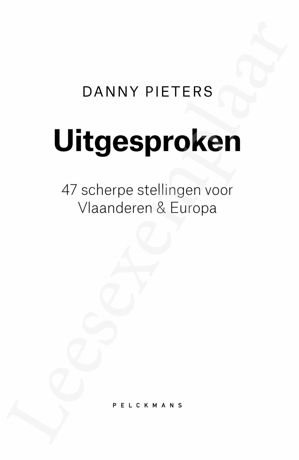 Preview: Uitgesproken