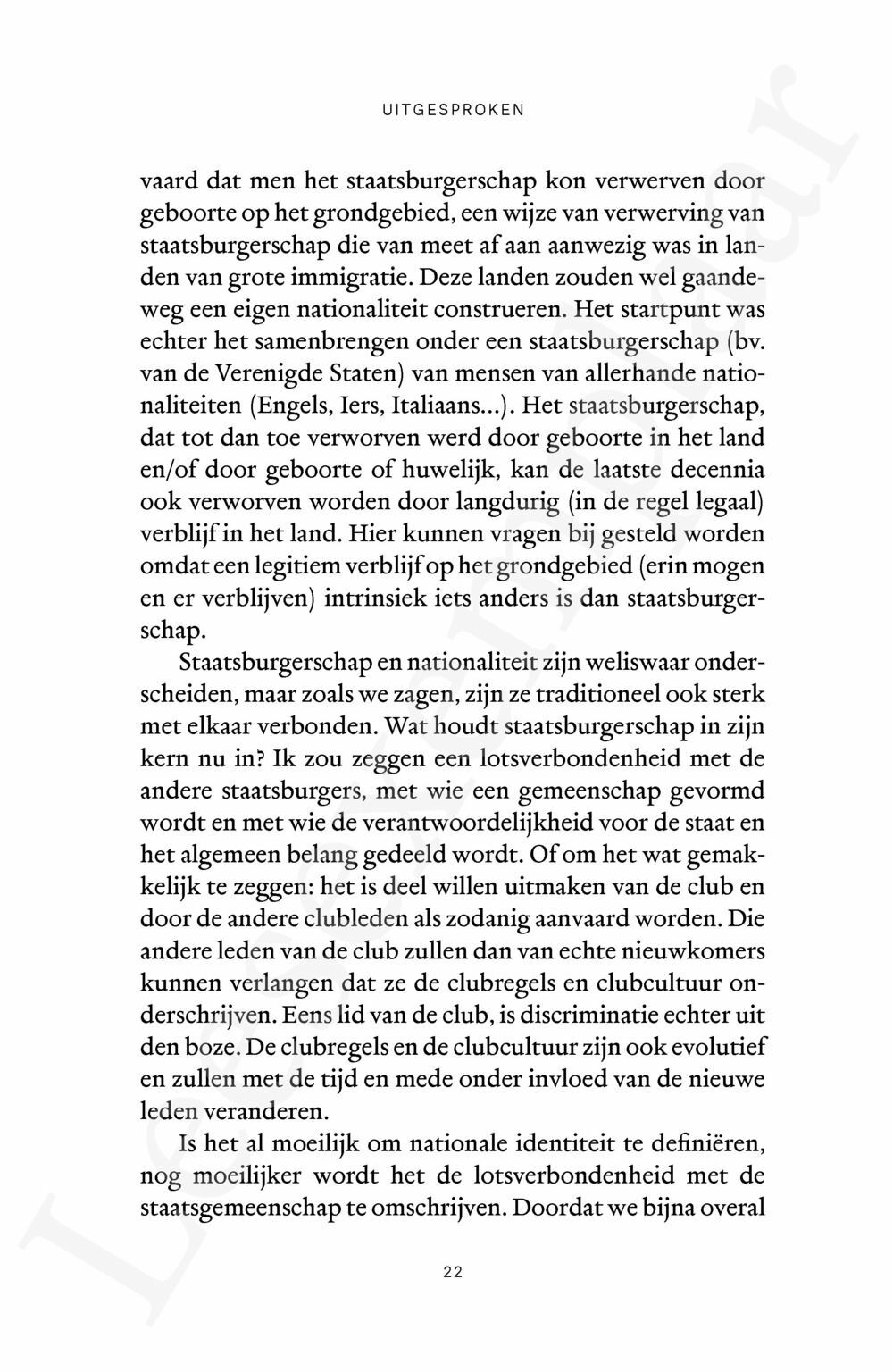 Preview: Uitgesproken