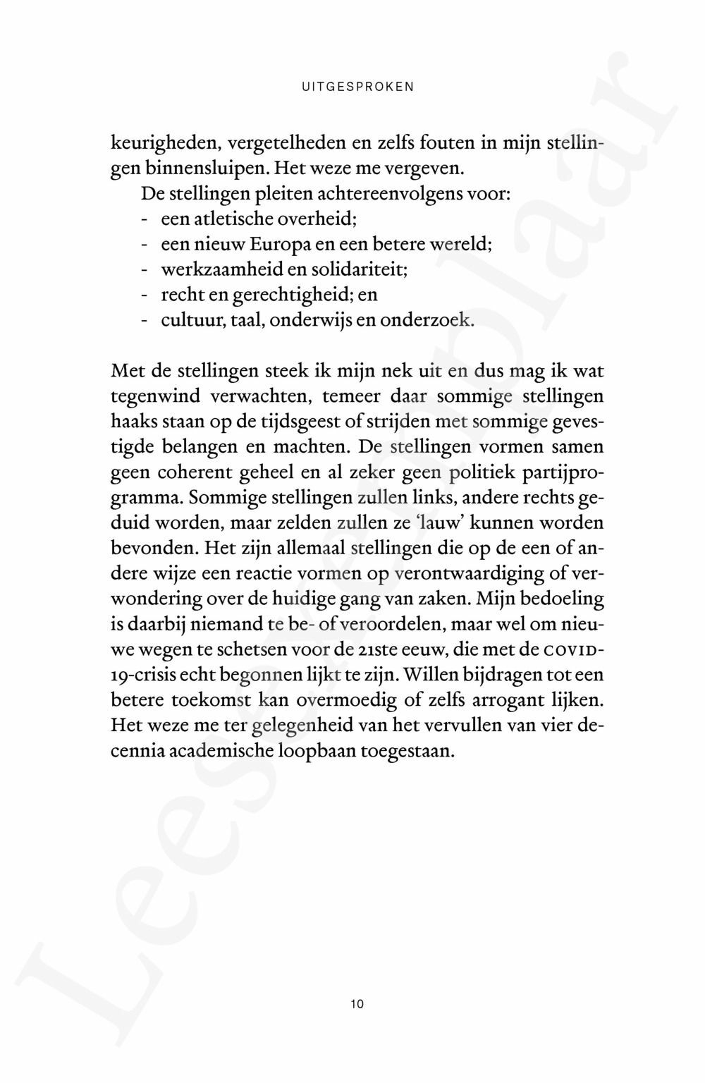 Preview: Uitgesproken