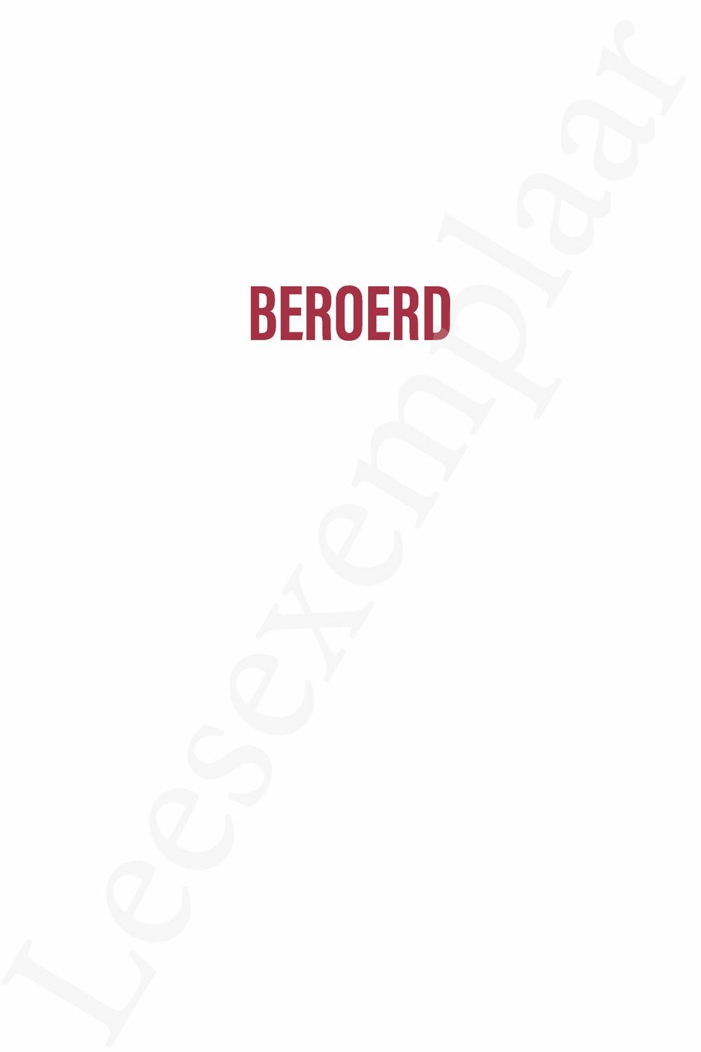 Preview: Beroerd