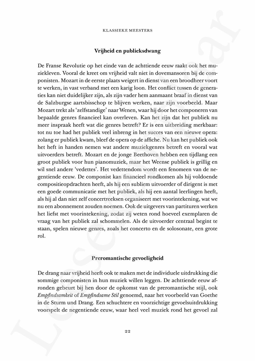Preview: Klassieke meesters