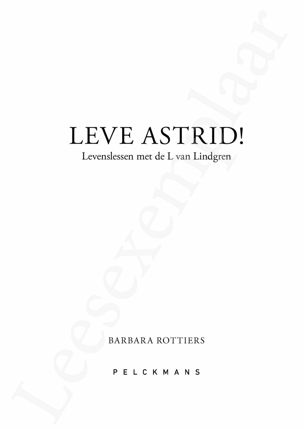 Preview: Leve Astrid!