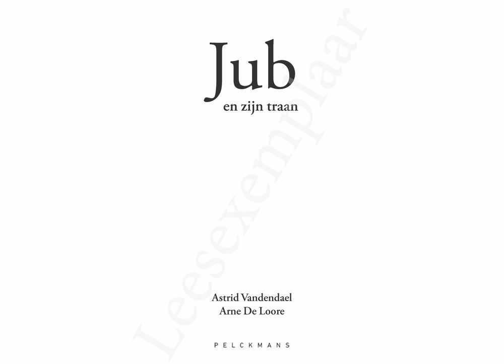 Preview: Jub en zijn traan