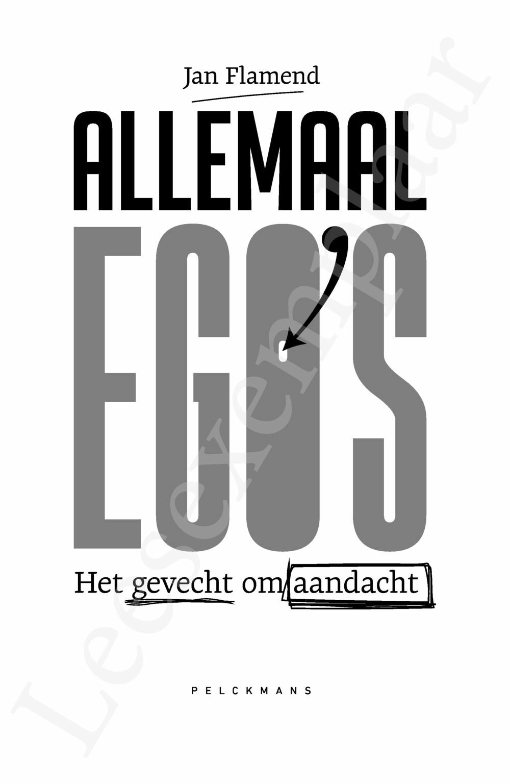 Preview: Allemaal ego's