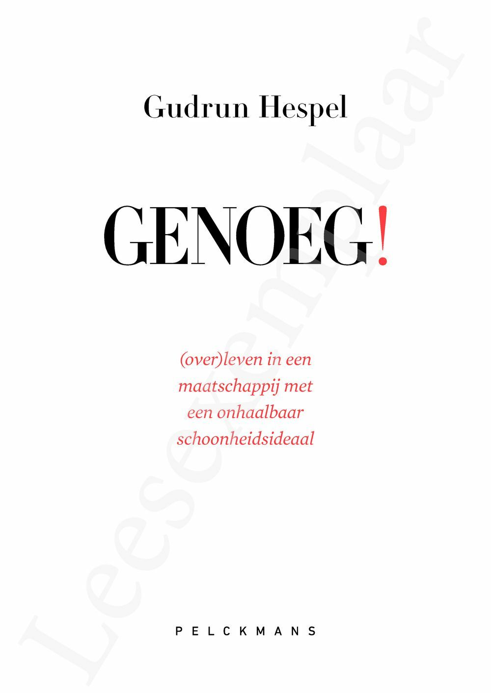 Preview: Genoeg