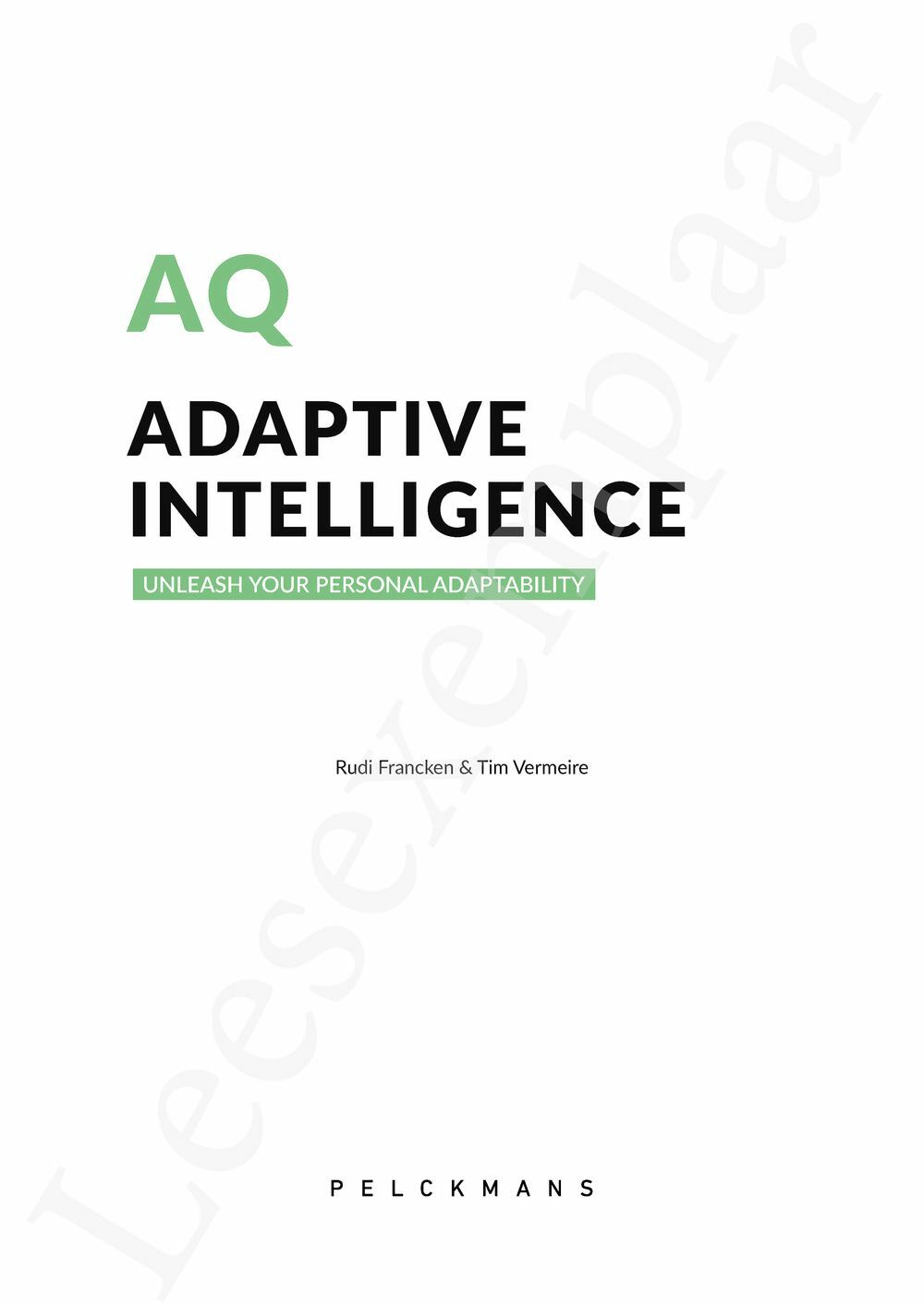 Preview: AQ. Adaptive Intelligence