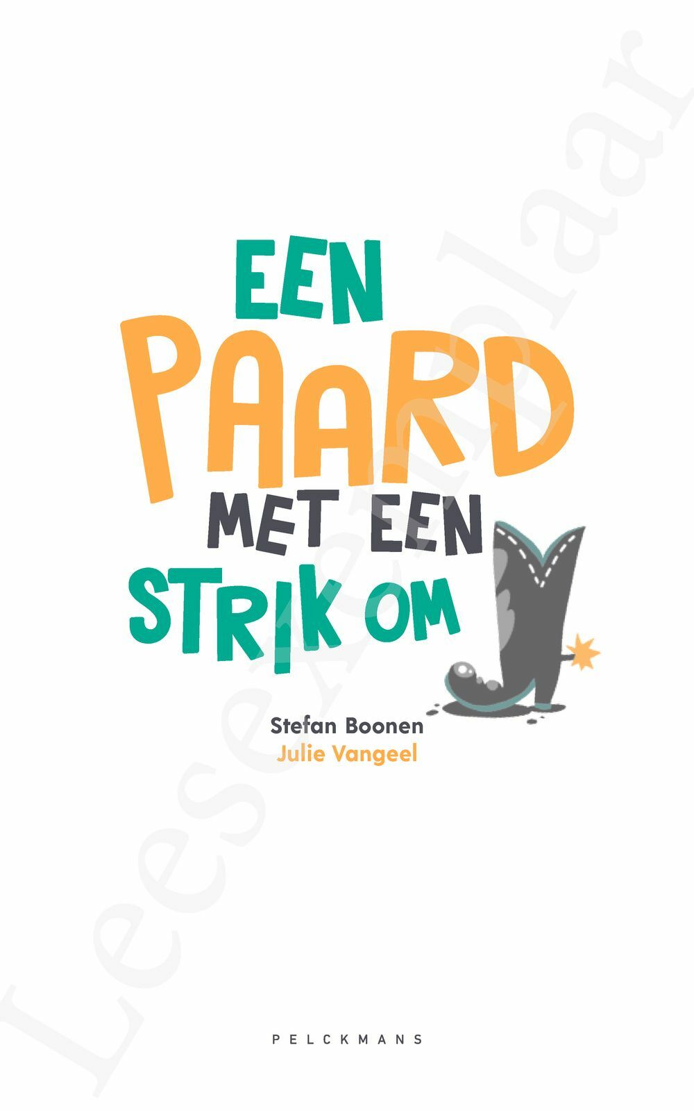 Preview: Een paard met een strik om