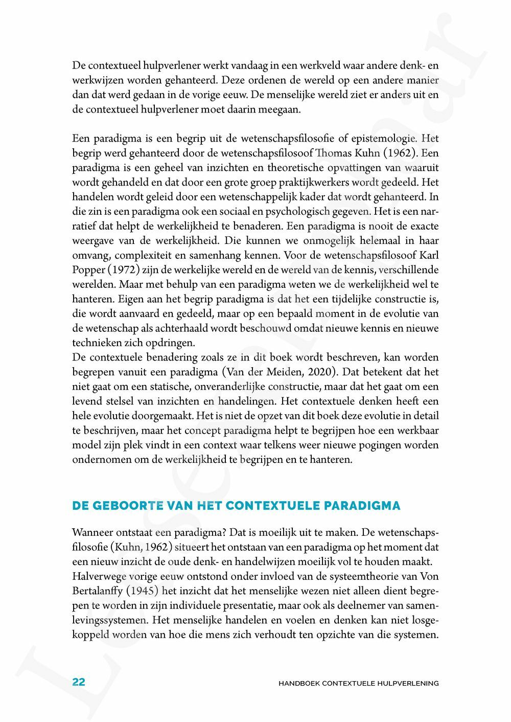 Preview: Handboek contextuele hulpverlening