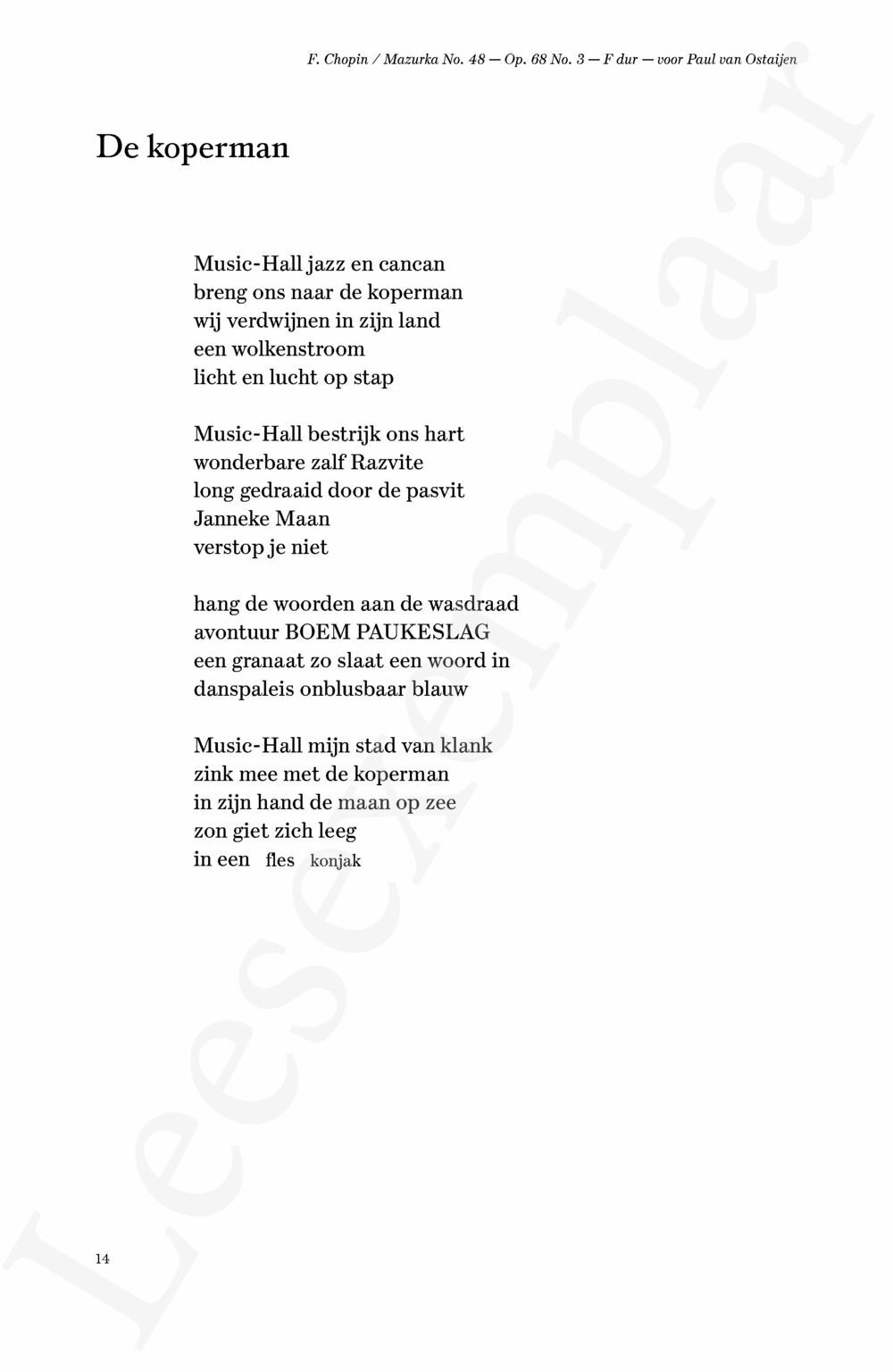 Preview: Libretto