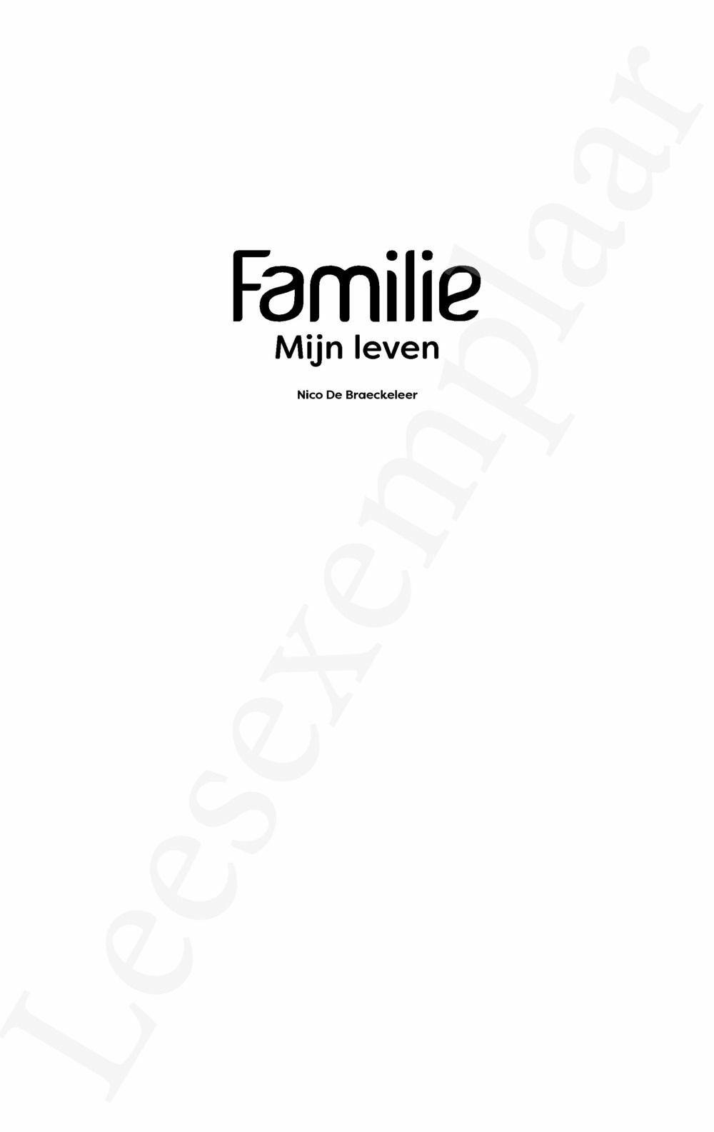 Preview: Familie 5: Mijn leven