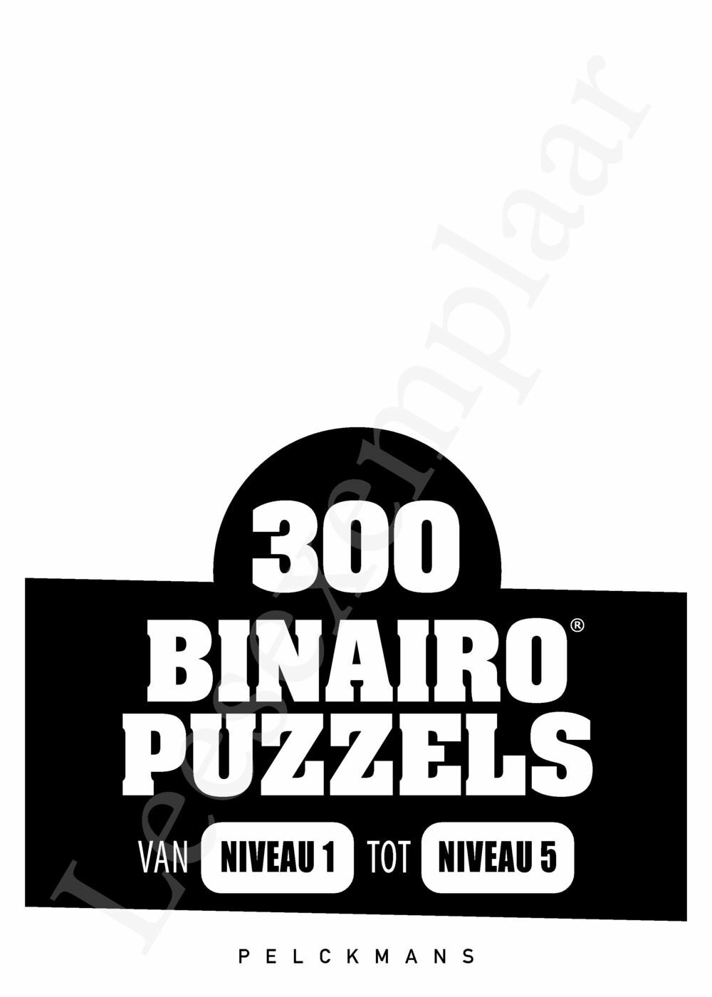 Preview: 300 Binairo puzzels