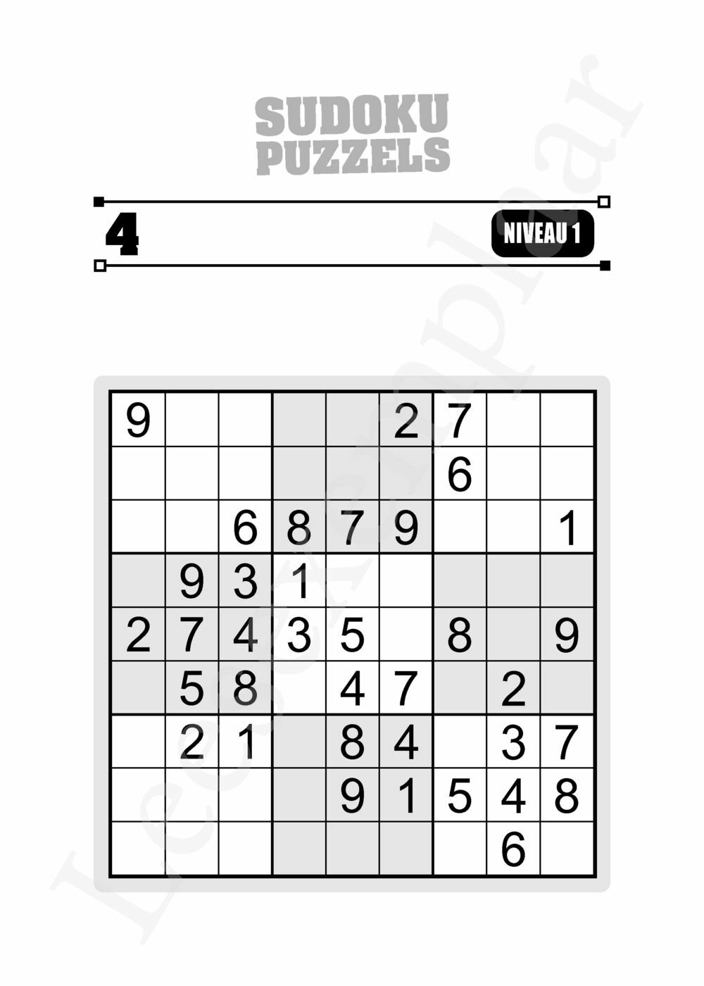 Preview: 300 Sudoku puzzels