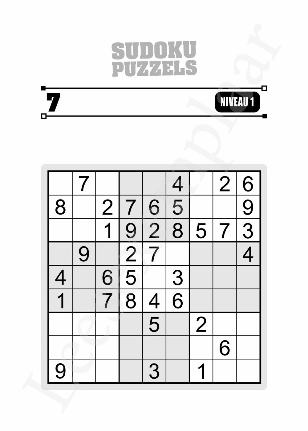 Preview: 300 Sudoku puzzels