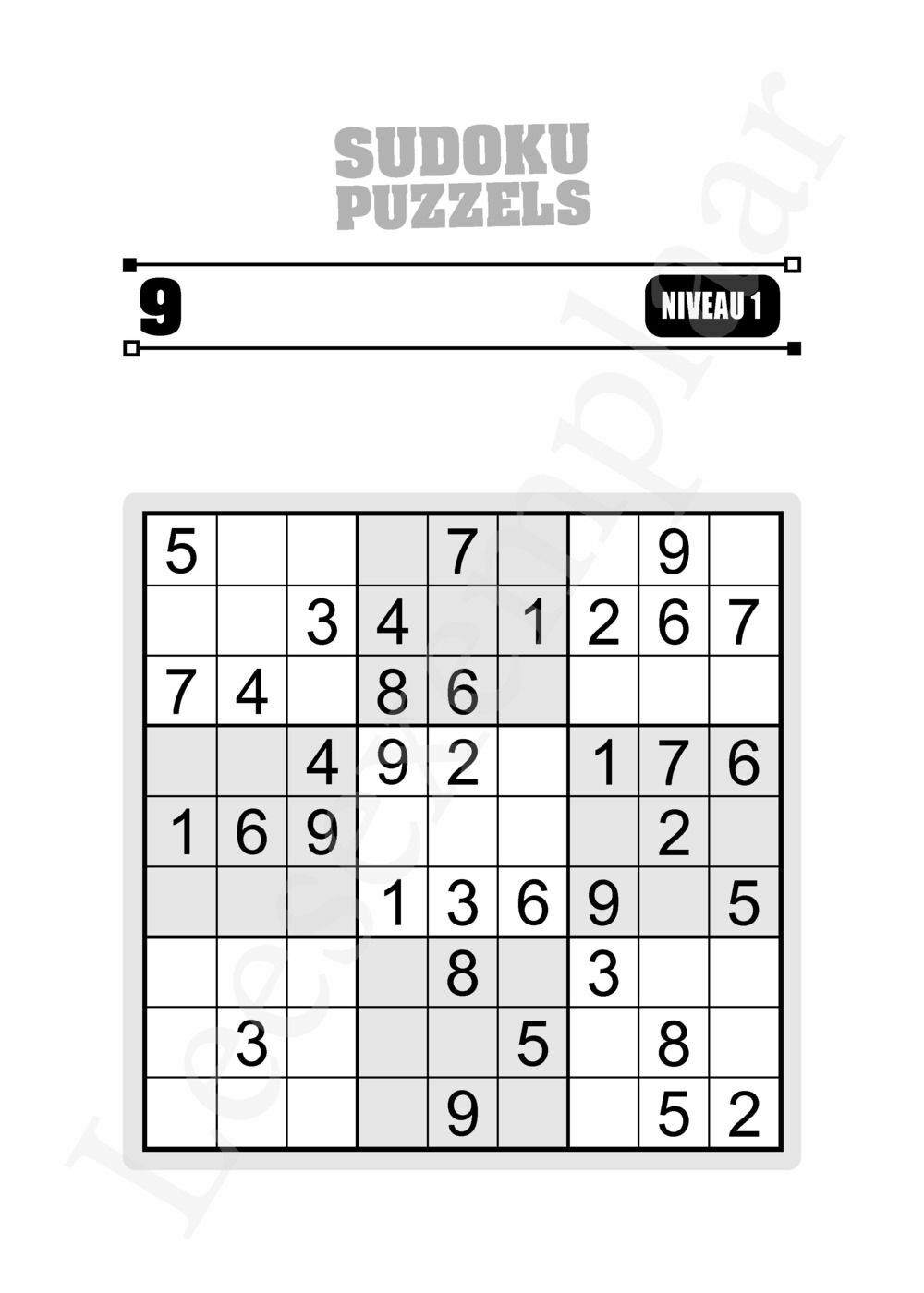 Preview: 300 Sudoku puzzels