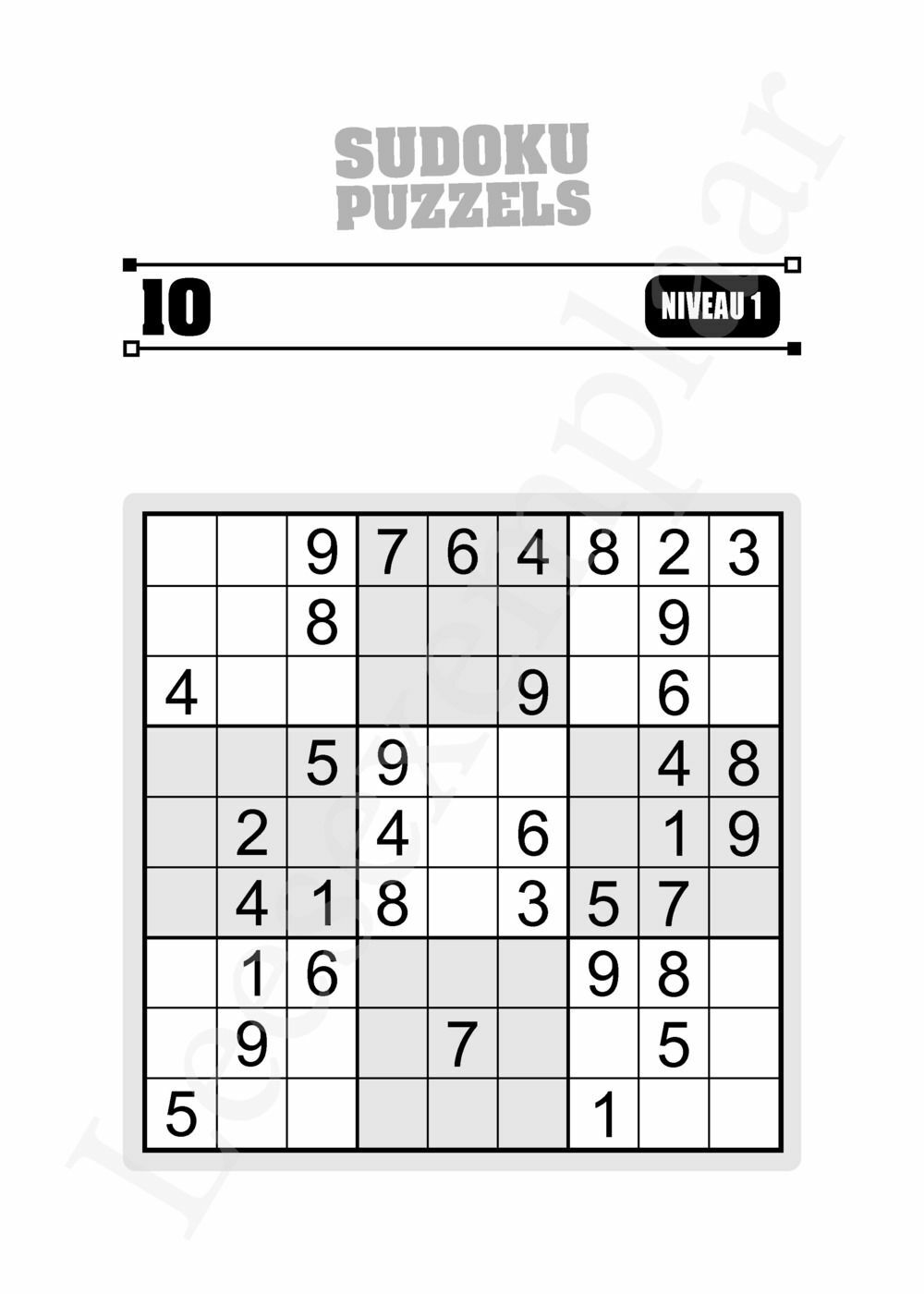 Preview: 300 Sudoku puzzels