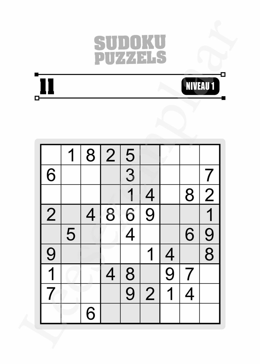 Preview: 300 Sudoku puzzels