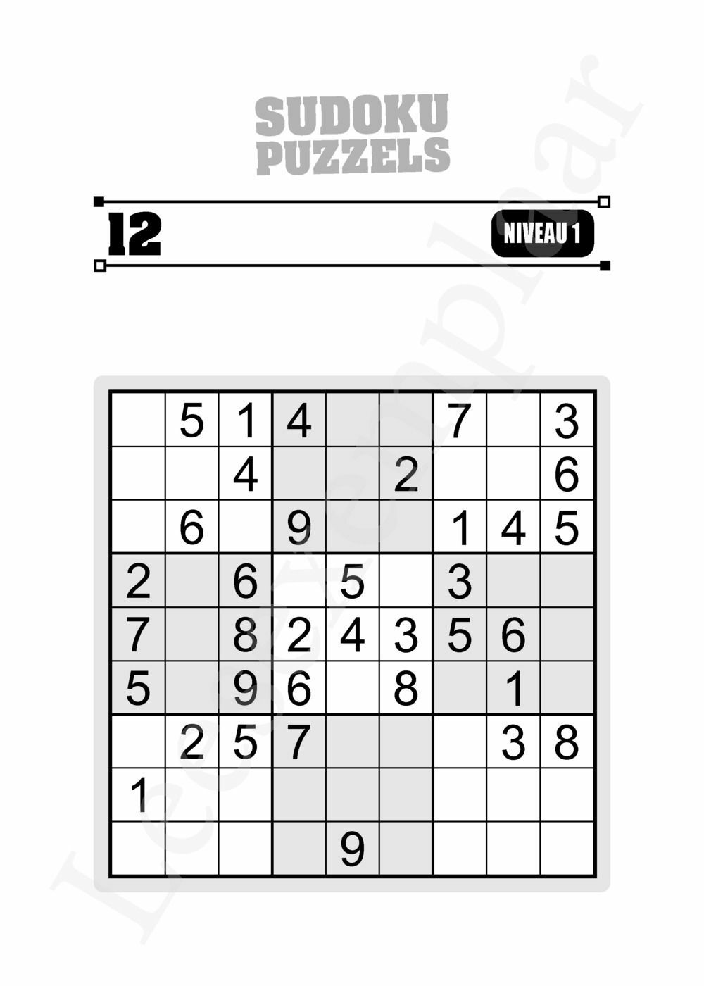 Preview: 300 Sudoku puzzels