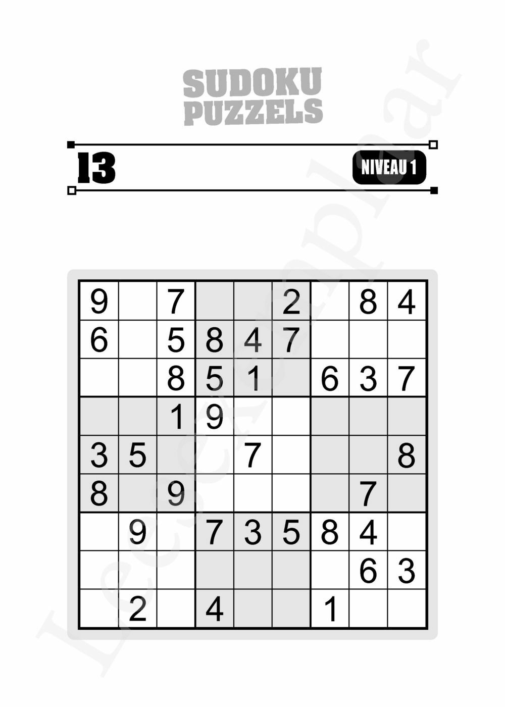 Preview: 300 Sudoku puzzels